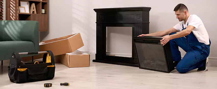 Old Rusted Metal Fireplace Repair And Replacement in Blue Springs, MO